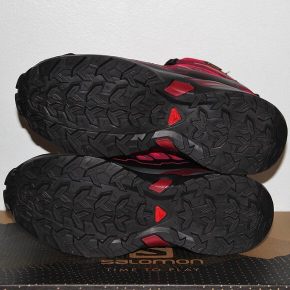 Salomon X-Ultra Mid GTX J Gore-Tex Waterproof Hiking Boots Girls 4 5 Pink - Picture 7 of 7